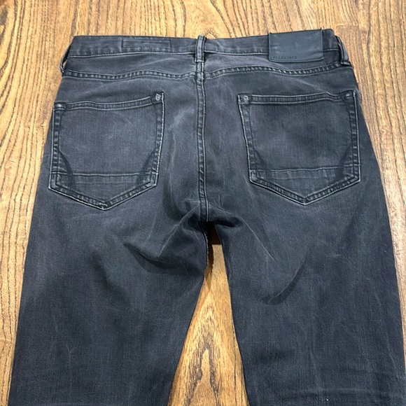 ALL SAINTS CIGARETTE SKINNY JEANS SIZE 30 GRAY - Picture 9 of 13